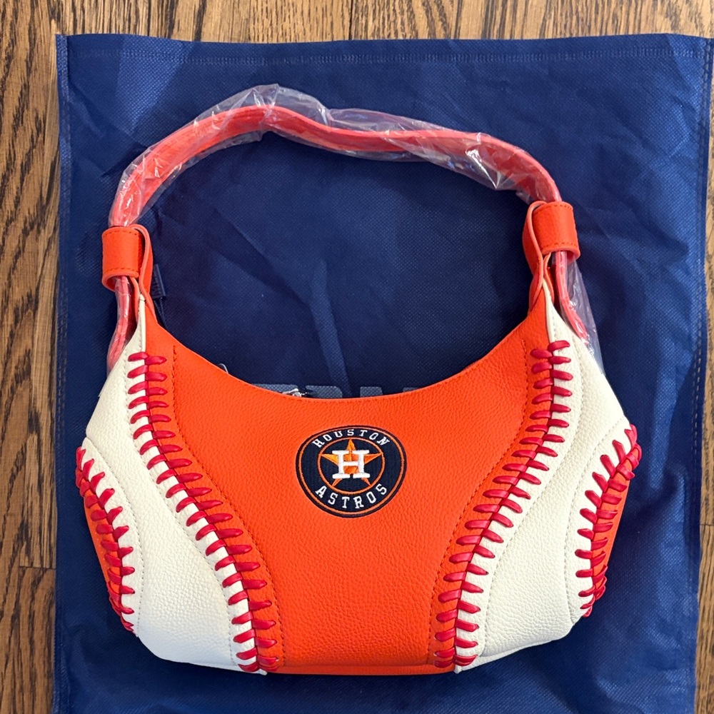 MLB Houston Astros Team Hobo Bag/Shoulder Bag - NWT - Picture 2 of 7